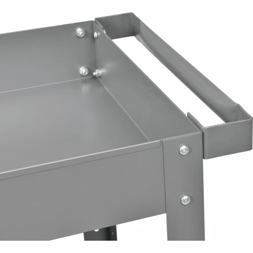 Cheapest β€οΈ Global Industrial Steel Stock Cart w/2 Shelves, 500 lb. Capacity, 30"L x 16"W x 32"H π - Image 7