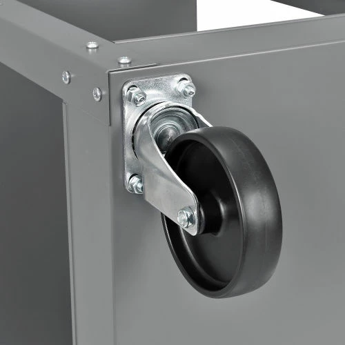 Cheapest β€οΈ Global Industrial Steel Stock Cart w/2 Shelves, 500 lb. Capacity, 30"L x 16"W x 32"H π - Image 14