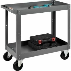 Wholesale ✨ Global Industrial™ Steel Stock Cart w/2 Shelves, 800 lb. Capacity, 30"L x 16"W x 32"H 🌟