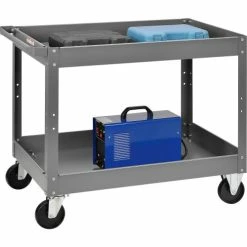 Best Sale ✨ Global Industrial™ Steel Stock Cart w/2 Shelves, 500 lb. Capacity, 36"L x 24"W x 32"H 💯