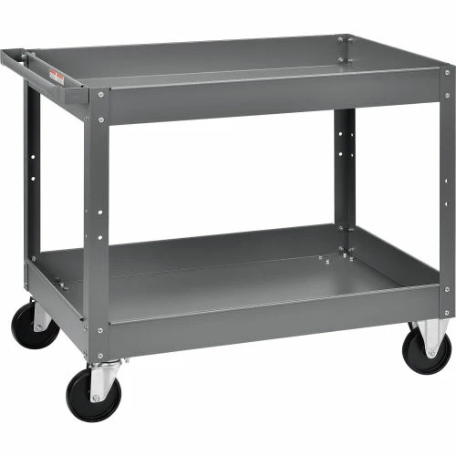 Best Sale β¨ Global Industrial Steel Stock Cart w/2 Shelves, 500 lb. Capacity, 36"L x 24"W x 32"H π― - Image 2