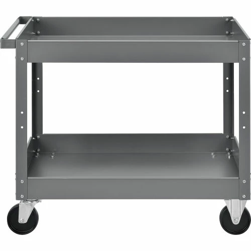 Best Sale β¨ Global Industrial Steel Stock Cart w/2 Shelves, 500 lb. Capacity, 36"L x 24"W x 32"H π― - Image 3