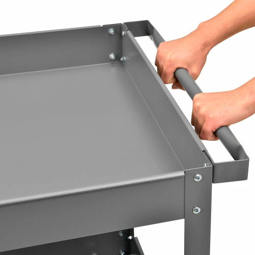 Best Sale β¨ Global Industrial Steel Stock Cart w/2 Shelves, 500 lb. Capacity, 36"L x 24"W x 32"H π― - Image 6