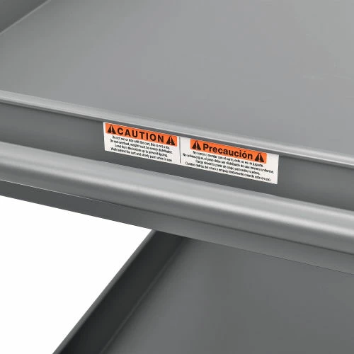Best Sale β¨ Global Industrial Steel Stock Cart w/2 Shelves, 500 lb. Capacity, 36"L x 24"W x 32"H π― - Image 16