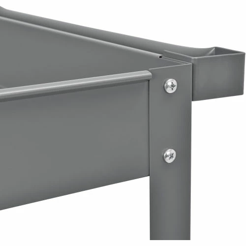 Cheap π Global Industrial Stock Cart w/2 Drawers & 2 Shelves, 500 lb. Cap, 36"L x 24"W x 32"H, Gray π - Image 12