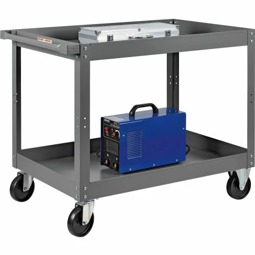 Best deal π€© Global Industrial Steel Stock Cart w/2 Shelves, 800 lb. Capacity, 36"L x 24"W x 32"H π