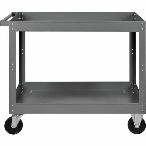 Best deal π€© Global Industrial Steel Stock Cart w/2 Shelves, 800 lb. Capacity, 36"L x 24"W x 32"H π - Image 3