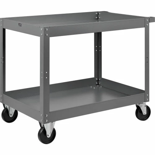 Best deal π€© Global Industrial Steel Stock Cart w/2 Shelves, 800 lb. Capacity, 36"L x 24"W x 32"H π - Image 4