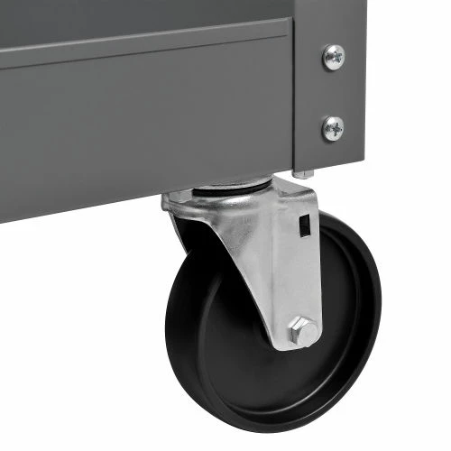 Brand new β¨ Global Industrial Stock Cart w/1 Drawer & 2 Shelves, 800 lb. Cap, 36"L x 24"W x 32"H, Gray π₯° - Image 14