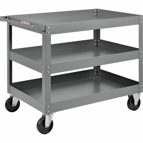 Best Pirce π€© Global Industrial Steel Stock Cart w/3 Shelves, 800 lb. Capacity, 36"L x 24"W x 32"H π - Image 2