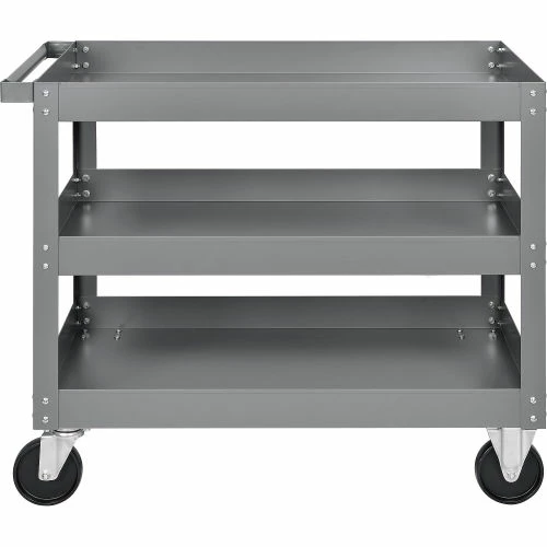 Best Pirce π€© Global Industrial Steel Stock Cart w/3 Shelves, 800 lb. Capacity, 36"L x 24"W x 32"H π - Image 3