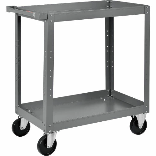 Budget β Global Industrial Steel Stock Cart w/2 Shelves, 800 lb. Capacity, 30"L x 18"W x 36"H π - Image 2