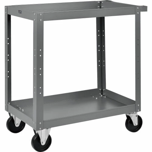 Budget β Global Industrial Steel Stock Cart w/2 Shelves, 800 lb. Capacity, 30"L x 18"W x 36"H π - Image 4