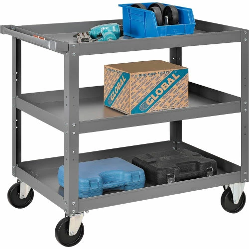 Top 10 𧨠Global Industrial Steel Stock Cart w/3 Shelves, 800 lb. Capacity, 36"L x 24"W x 36"H π₯°