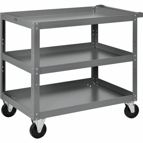 Top 10 𧨠Global Industrial Steel Stock Cart w/3 Shelves, 800 lb. Capacity, 36"L x 24"W x 36"H π₯° - Image 4