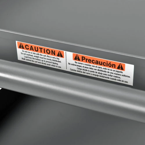Coupon π Global Industrial Steel Stock Cart w/4 Shelves, 800 lb. Capacity, 30"L x 18"W x 36"H π - Image 15
