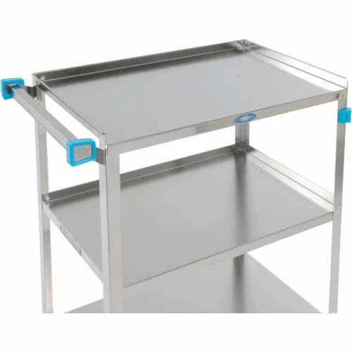 Deals 🧨 Lakeside® Steel Utility Cart w/3 Shelves, 300 lb. Capacity, 30-3/4"L x 18-3/8"W x 33"H 🌟 - Image 7