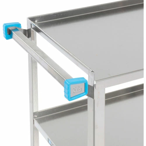 Flash Sale ✔️ Lakeside® Steel Utility Cart w/3 Shelves, 500 lb. Capacity, 39-1/4"L x 23-3/8"W x 49-1/4"H ✨ - Image 6