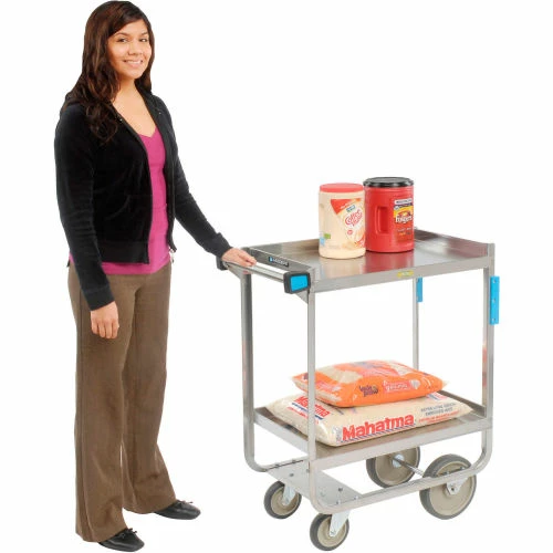 Promo ✔️ Lakeside® Steel Utility Cart w/2 Shelves, 700 lb. Cap, 35-1/2"L x 19-3/8"W x 35-1/2"H ⌛ - Image 18
