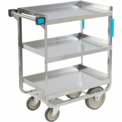 Buy π€© Lakeside® Steel Utility Cart w/3 Shelves, 700 lb. Cap, 38-5/8"L x 22-3/8"W x 37-1/8"H βοΈ
