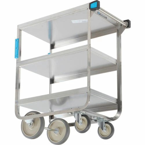 Budget 🥰 Lakeside® Steel Utility Cart w/3 Shelves, 700 lb. Cap, 37-1/8"L x 22-3/8"W x 37-1/8"H 🎁 - Image 13
