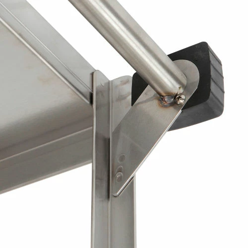 Budget 🥰 Lakeside® Steel Utility Cart w/3 Shelves, 700 lb. Cap, 37-1/8"L x 22-3/8"W x 37-1/8"H 🎁 - Image 15