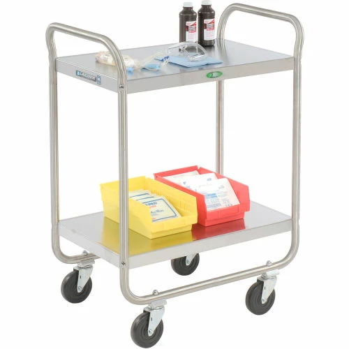 Cheapest 💯 Lakeside® Steel Utility Cart w/2 Shelves, 500 lb. Capacity, 36"L x 22"W x 40-5/8"H 🔥 - Image 3