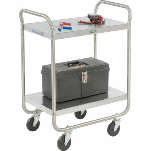 Cheapest 💯 Lakeside® Steel Utility Cart w/2 Shelves, 500 lb. Capacity, 36"L x 22"W x 40-5/8"H 🔥 - Image 4