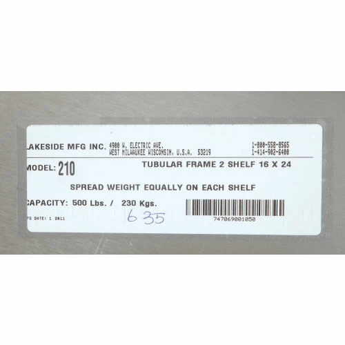 Top 10 🔔 Lakeside® Steel Utility Cart w/2 Shelves, 500 lb. Capacity, 30"L x 20"W x 35-3/4"H 👍 - Image 13