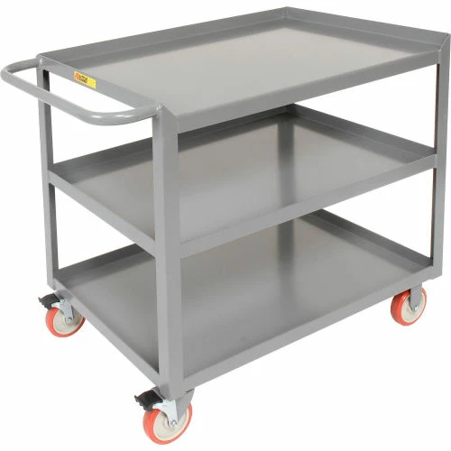 Best Pirce β¨ Little Giant® Mobile Workstation w/3 Shelves, 1200 lb. Capacity, 48"L x 24"W x 34"H, Gray π - Image 2