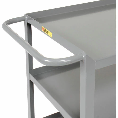 Best Pirce β¨ Little Giant® Mobile Workstation w/3 Shelves, 1200 lb. Capacity, 48"L x 24"W x 34"H, Gray π - Image 6