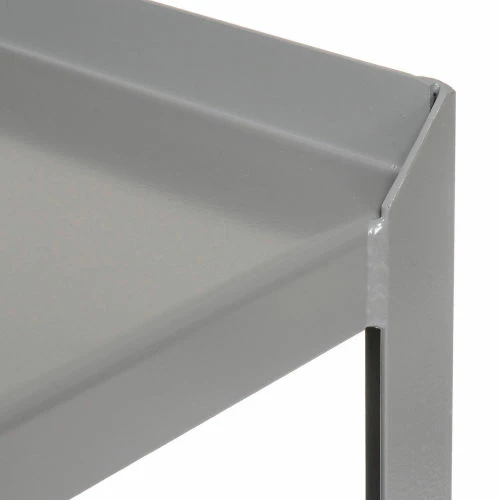 Best Pirce β¨ Little Giant® Mobile Workstation w/3 Shelves, 1200 lb. Capacity, 48"L x 24"W x 34"H, Gray π - Image 7