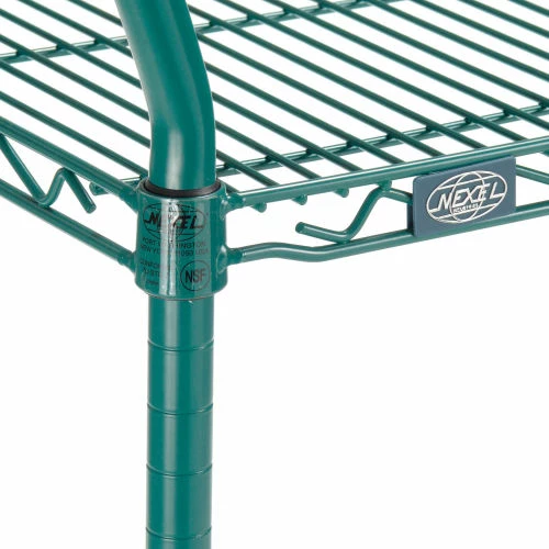 Top 10 🎁 Nexel® Utility Cart, 2 Shelf, Poly-Green®, 36"L x 18"W x 42"H, Pneumatic Rigid Casters 👍 - Image 8