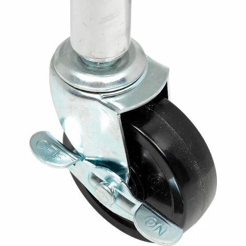 Buy π― Luxor Wire Transport Cart, 400 lb. Capacity, 30"L x 18"W x 30"H, Silver π - Image 8