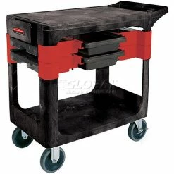 Best Sale ✨ Rubbermaid® 6180 Black Trades Cart 😀