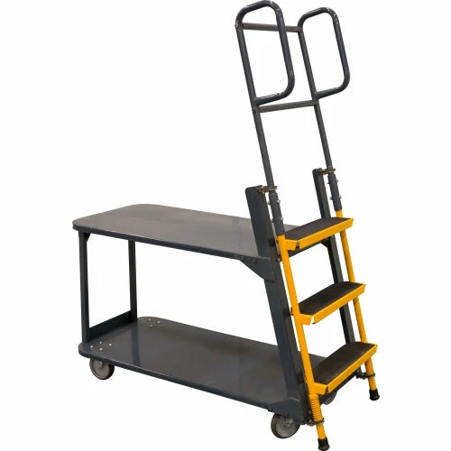 Best reviews of π― Ballymore Steel Stockpicker Cart w/2 Shelves, 1000 lb. Capacity, 51"L x 21"W x 63"H π₯°
