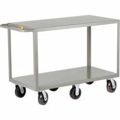 Best deal ⌛ Little Giant® Shelf Truck w/2 Shelves, 3600 lb. Capacity, 65-1/2"L x 30"W x 36"H, Gray 🎉