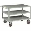 Discount 😀 Little Giant® Shelf Truck w/3 Shelves, 5000 lb. Capacity, 65-1/2"L x 30"W x 36"H, Gray 👍