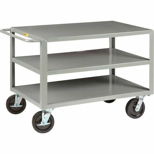 Coupon β Little Giant® Shelf Truck w/3 Shelves & Wheel Brakes, 5000 lb. Cap, 53-1/2"L x 24"W x 36"H π