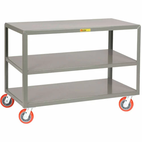 Cheap β Little Giant® Mobile Table w/3 Shelves, 1000 lb. Capacity, 60"L x 24"W x 34"H, Gray π₯