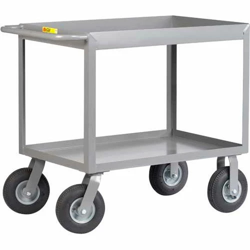 Wholesale β€οΈ Little Giant® Cushion Load Truck w/Rubber Wheels, 1200 lb. Capacity, 60"L x 30"W x 36"H, Gray β€οΈ