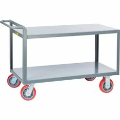 Best deal ⌛ Little Giant® Steel Shelf Truck w/2 Shelves, 3600 lb. Capacity, 42"L x 24"W x 34"H ⌛