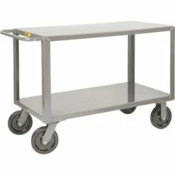 New 🔔 Little Giant® Shelf Truck w/2 Shelves, 5000 lb. Capacity, 53-1/2"L x 30"W x 36"H, Gray ✔️