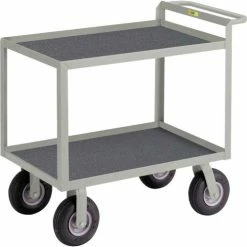 Buy 😉 Little Giant® Instrument Cart w/Hand Guard & Mat, 1200 lb. Cap, 41-1/2"L x 24"W x 38"H, Gray 😍
