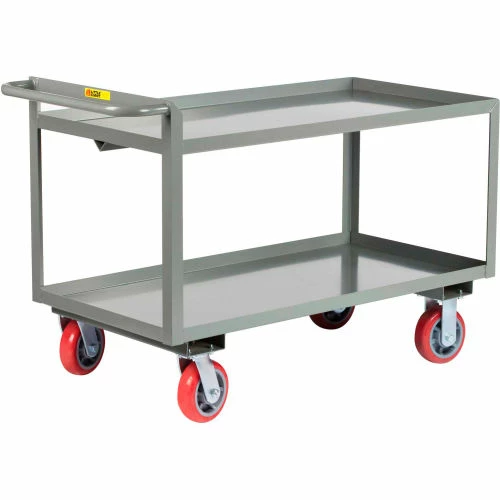 Wholesale π Little Giant® Steel Shelf Truck w/2 Lip Shelves, 3600 lb. Capacity, 54"L x 24"W x 34"H β