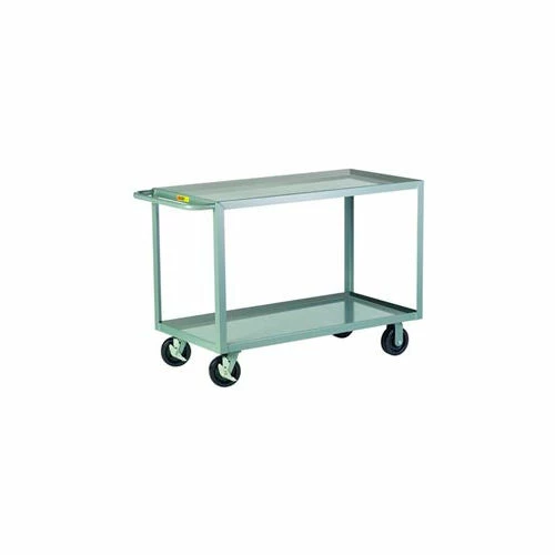Cheapest π Little Giant® Welded Shelf Truck w/2 Lip Shelves, 3600 lb. Capacity, 48"L x 24"W x 36"H, Gray π