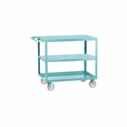Best Pirce 😍 Little Giant® Welded Service Cart w/3 Shelves, 1200 lb. Capacity, 24"L x 18"W x 35"H, Gray 👏