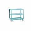 Budget 😍 Little Giant® Welded Service Cart w/3 Shelves, 1200 lb. Capacity, 32"L x 18"W x 35"H, Gray 💯