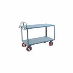 Buy 🤩 Little Giant® Welded Shelf Truck w/2 Shelves, 3600 lb. Capacity, 48"L x 24"W x 42"H, Gray ⭐