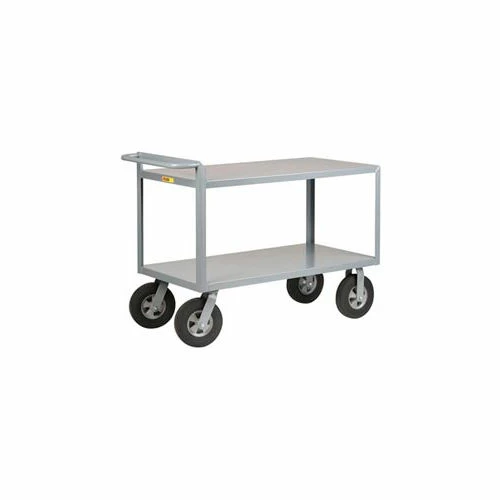 Best reviews of π Little Giant® Merchandise Cart w/Flush Shelves, 1500 lb. Capacity, 36"L x 24"W x 40"H, Gray β